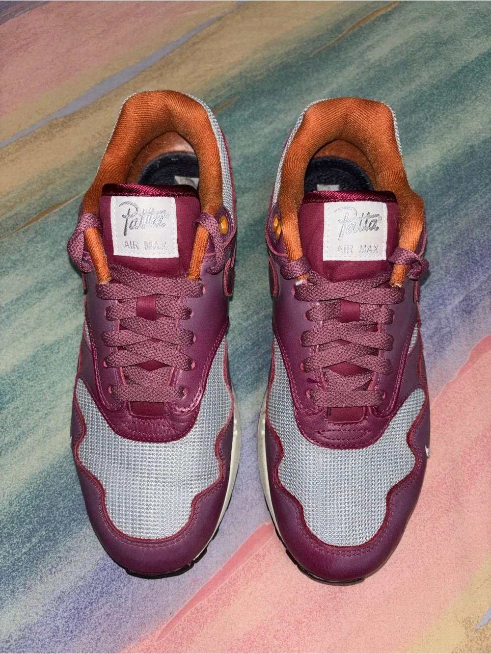 Nike Air Max 1 x Patta Rush Maroon sneakers men’s 7.5 / women’s 9